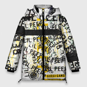 Женская зимняя куртка Oversize с принтом LIL PEEP Vintage Graffiti Wall в городе Новоалтайск, верх — 100% полиэстер; подкладка — 100% полиэстер; утеплитель — 100% полиэстер | длина ниже бедра, силуэт Оверсайз. Есть воротник-стойка, отстегивающийся капюшон и ветрозащитная планка. 

Боковые карманы с листочкой на кнопках и внутренний карман на молнии | baby | bart | bird | cry | cry baby | cry dead smile | crybaby | gucci gang | lil peep | lil prince | logobombing | love | pattern | pink | граффити | гуччи | зарубежная музыка | лил пип | логобомбинг | любовь | маленький принц | малыш | патт
