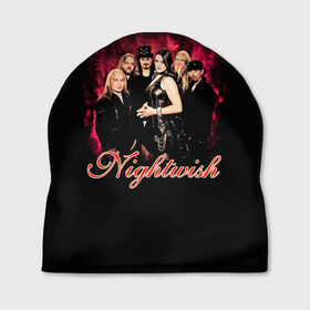 Шапка 3D с принтом Nightwish в городе Новоалтайск, 100% полиэстер | универсальный размер, печать по всей поверхности изделия | gothic | metall | nightwish | rock | tarja turunen | готические | логотипы рок групп | метал | музыка | найтвиш | рок группы | рокерские | симфоник метал | тарья турунен