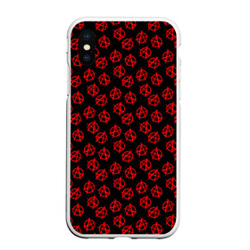 Чехол для iPhone XS Max матовый с принтом Анархия в городе Новоалтайск, Силикон | Область печати: задняя сторона чехла, без боковых панелей | anarchy | hard rock | metal | music | punk rock | punks not dead | rock music | rocker | rocknroll | анархия | гаражный рок | гитара | гранж | металл | музыка | панк рок | рок музыка | рок н ролл | рокер | трэш метал | тяжелый рок | хард рок