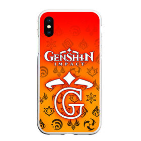 Чехол для iPhone XS Max матовый с принтом GENSHIN IMPACT в городе Новоалтайск, Силикон | Область печати: задняя сторона чехла, без боковых панелей | game | genshin impact | genshin impact 2020 | аниме. | геншин импакт | геншин импакт карта | игра