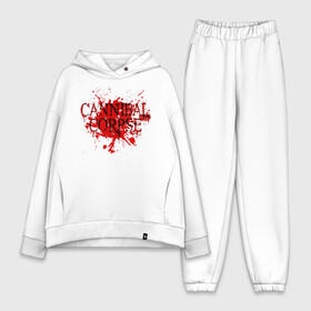 Женский костюм хлопок Oversize с принтом Cannibal Corpse в городе Новоалтайск,  |  | cannibal | cannibal corpse | corpse | trash | алекс уэбстер | брутальный дэт метал | дэт метал | дэтграйнд | пол мазуркевич