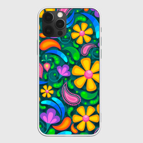 Чехол для iPhone 12 Pro Max с принтом ЯРКИЕ ЦВЕТЫ в городе Новоалтайск, Силикон |  | flower | neon | букет | васильки | вввесна | ландыши | лепестки | лето | пестрый | природа | ромашки | текстуры орнамент | цветы | яркие
