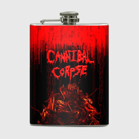 Фляга с принтом CANNIBAL CORPSE в городе Новоалтайск, металлический корпус | емкость 0,22 л, размер 125 х 94 мм. Виниловая наклейка запечатывается полностью | blood | cannibal corpse | death metal | grunge | hardcore | music | punk | rock | usa | группа | канибал | кровь | метал | музыка | рок | сша | труп