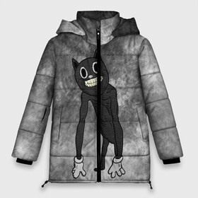 Женская зимняя куртка Oversize с принтом Cartoon cat в городе Новоалтайск, верх — 100% полиэстер; подкладка — 100% полиэстер; утеплитель — 100% полиэстер | длина ниже бедра, силуэт Оверсайз. Есть воротник-стойка, отстегивающийся капюшон и ветрозащитная планка. 

Боковые карманы с листочкой на кнопках и внутренний карман на молнии | cartoon cat | crazy | horror | kitty | monster | безумный | враг | животные | зверь | злодей | злой кот | зубы | картун кэт | киска | кот | кошак | монстр | мультяшный кот | оскал | персонаж | страшилки | сумасшедший
