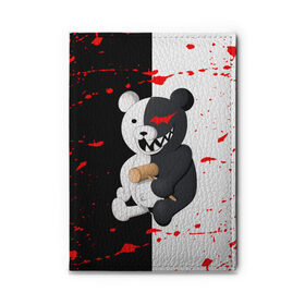 Обложка для автодокументов с принтом MONOKUMA  МОНОКУМА в городе Новоалтайск, натуральная кожа |  размер 19,9*13 см; внутри 4 больших “конверта” для документов и один маленький отдел — туда идеально встанут права | anime | danganronpa | enoshima | junko | monokuma | аниме | джунко | игра | манга | медведь | монокума | робот медведь | эношима