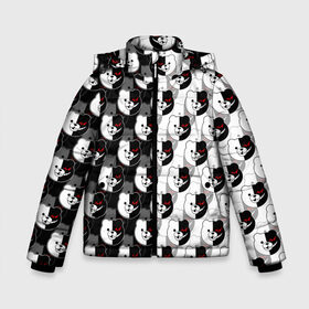 Зимняя куртка для мальчиков 3D с принтом MONOKUMA  МОНОКУМА PATTERN в городе Новоалтайск, ткань верха — 100% полиэстер; подклад — 100% полиэстер, утеплитель — 100% полиэстер | длина ниже бедра, удлиненная спинка, воротник стойка и отстегивающийся капюшон. Есть боковые карманы с листочкой на кнопках, утяжки по низу изделия и внутренний карман на молнии. 

Предусмотрены светоотражающий принт на спинке, радужный светоотражающий элемент на пуллере молнии и на резинке для утяжки | anime | danganronpa | enoshima | junko | monokuma | аниме | джунко | игра | манга | медведь | монокума | робот медведь | эношима