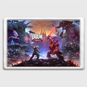 Магнит 45*70 с принтом Doom Eternal The Ancient Gods в городе Новоалтайск, Пластик | Размер: 78*52 мм; Размер печати: 70*45 | Тематика изображения на принте: demon | dlc | doom | doom slayer | doomguy | eternal | games | the ancient gods | демон | древние боги | дум | игры | палач рока