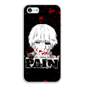 Чехол для iPhone 5/5S матовый с принтом Some people change because of pain в городе Новоалтайск, Силикон | Область печати: задняя сторона чехла, без боковых панелей | anime | kaneki ken | tokyo ghoul | tokyo ghoul: re | аниме | анимэ | гули | джузо сузуя | канеки кен | кузен йошимура | наки | нишики нишио | ре | ренджи йомо | ризе камиширо | токийский гуль | тоука киришима | ута