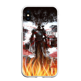 Чехол для iPhone XS Max матовый с принтом Doom Ethernal Ancient Gods в городе Новоалтайск, Силикон | Область печати: задняя сторона чехла, без боковых панелей | bfg | demons | devil | doom | doom slayer | fire | hell | hellfire | merch | part two | slayer | ад | бфг | вега | демоны | древние боги | дум | икона греха | какодемон | мерч | огонь | палач | рок | солдат рока | часть два 