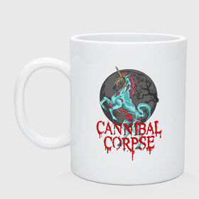 Кружка керамическая с принтом Cannibal Corpse | Труп Каннибала (Z) в городе Новоалтайск, керамика | объем — 330 мл, диаметр — 80 мм. Принт наносится на бока кружки, можно сделать два разных изображения | Тематика изображения на принте: cannibal | cannibal corpse | corpse | death metal | deathgrind | алекс уэбстер | брутальный дэт метал | дэт метал | дэтграйнд | пол мазуркевич | роб барретт | труп каннибала