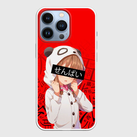 Чехол для iPhone 13 Pro с принтом SENPAI в городе Новоалтайск,  |  | Тематика изображения на принте: ahegao | anime | kawaii | manga | nani | notice me. | senpai | waifu | аниме | ахегао | вайфу | каваий | кавай | манга | нани | семпай | сенпай | японские мультфильмы