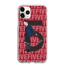 Чехол для iPhone 11 Pro Max матовый с принтом FIVE FIVE FIVE в городе Новоалтайск, Силикон |  | Тематика изображения на принте: umbrella academy | академия амбрелла | клаус харгривз | номер пять | роберт шиэн