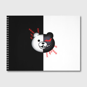 Альбом для рисования с принтом monokuma и епи в городе Новоалтайск, 100% бумага
 | матовая бумага, плотность 200 мг. | anime | danganronpa | enoshima | junko | monokuma | аниме | джунко | игра | манга | медведь | монокума | робот медведь | эношима