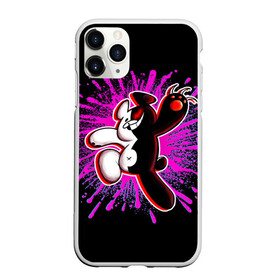 Чехол для iPhone 11 Pro матовый с принтом MONOKUMA  МОНОКУМА PAINT в городе Новоалтайск, Силикон |  | anime | danganronpa | enoshima | junko | monokuma | аниме | джунко | игра | манга | медведь | монокума | робот медведь | эношима