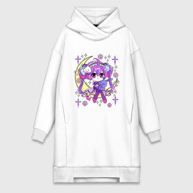 Платье-худи хлопок с принтом Cute Chibi Kawaii в городе Новоалтайск,  |  | anime | chibi | cute | devil | girls | goth | kawaii | loli | made | manga | pastel | skull | star | аниме | бантики | гот | готик | готичная | девочка | девушка | доли | звезды | каваи | кавай | луна | манга | месяц | милая | мишка | плюшевый