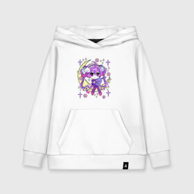 Детская толстовка хлопок с принтом Cute Chibi Kawaii в городе Новоалтайск, 100% хлопок | Круглый горловой вырез, эластичные манжеты, пояс, капюшен | anime | chibi | cute | devil | girls | goth | kawaii | loli | made | manga | pastel | skull | star | аниме | бантики | гот | готик | готичная | девочка | девушка | доли | звезды | каваи | кавай | луна | манга | месяц | милая | мишка | плюшевый