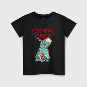 Детская футболка хлопок с принтом Cannibal Corpse | Труп Каннибала (Z) в городе Новоалтайск, 100% хлопок | круглый вырез горловины, полуприлегающий силуэт, длина до линии бедер | cannibal | cannibal corpse | corpse | death metal | deathgrind | алекс уэбстер | брутальный дэт метал | дэт метал | дэтграйнд | пол мазуркевич | роб барретт | труп каннибала