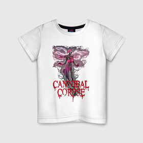 Детская футболка хлопок с принтом Cannibal Corpse | Труп Каннибала (Z) в городе Новоалтайск, 100% хлопок | круглый вырез горловины, полуприлегающий силуэт, длина до линии бедер | cannibal | cannibal corpse | corpse | death metal | deathgrind | алекс уэбстер | брутальный дэт метал | дэт метал | дэтграйнд | пол мазуркевич | роб барретт | труп каннибала