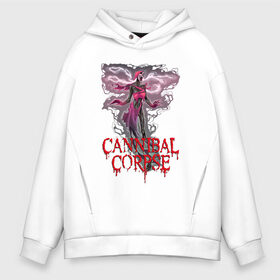 Мужское худи Oversize хлопок с принтом Cannibal Corpse | Труп Каннибала (Z) в городе Новоалтайск, френч-терри — 70% хлопок, 30% полиэстер. Мягкий теплый начес внутри —100% хлопок | боковые карманы, эластичные манжеты и нижняя кромка, капюшон на магнитной кнопке | cannibal | cannibal corpse | corpse | death metal | deathgrind | алекс уэбстер | брутальный дэт метал | дэт метал | дэтграйнд | пол мазуркевич | роб барретт | труп каннибала