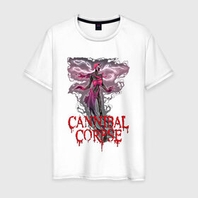 Мужская футболка хлопок с принтом Cannibal Corpse | Труп Каннибала (Z) в городе Новоалтайск, 100% хлопок | прямой крой, круглый вырез горловины, длина до линии бедер, слегка спущенное плечо. | cannibal | cannibal corpse | corpse | death metal | deathgrind | алекс уэбстер | брутальный дэт метал | дэт метал | дэтграйнд | пол мазуркевич | роб барретт | труп каннибала