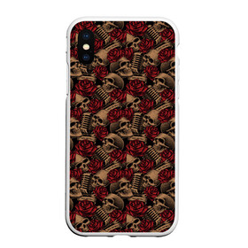 Чехол для iPhone XS Max матовый с принтом Rock and Roll в городе Новоалтайск, Силикон | Область печати: задняя сторона чехла, без боковых панелей | anarchy | hard rock | metal | music | punk rock | punks not dead | rock music | rocker | rocknroll | анархия | гаражный рок | гитара | гранж | металл | музыка | панк рок | рок музыка | рок н ролл | рокер | трэш метал | тяжелый рок | хард рок