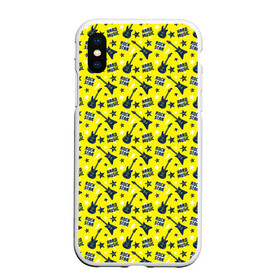 Чехол для iPhone XS Max матовый с принтом Рок-звезда в городе Новоалтайск, Силикон | Область печати: задняя сторона чехла, без боковых панелей | anarchy | hard rock | metal | music | punk rock | punks not dead | rock music | rocker | rocknroll | анархия | гаражный рок | гитара | гранж | металл | музыка | панк рок | рок музыка | рок н ролл | рокер | трэш метал | тяжелый рок | хард рок