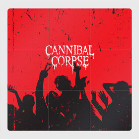 Магнитный плакат 3Х3 с принтом Cannibal Corpse | Труп Каннибала (Z) в городе Новоалтайск, Полимерный материал с магнитным слоем | 9 деталей размером 9*9 см | Тематика изображения на принте: cannibal | cannibal corpse | corpse | death metal | deathgrind | алекс уэбстер | брутальный дэт метал | дэт метал | дэтграйнд | пол мазуркевич | роб барретт | труп каннибала