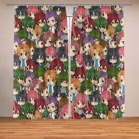 Фотошторы с принтом Horimiya Chibi в городе Новоалтайск, Блэкаут (светозащита 90%) / Габардин (светозащита 40% | 2 полотна шириной по 145 см; Высота 200-300 см; Крепление: шторная лента (на крючки); | anime | horimiya анимэ | аниме | изуми | кёко | комедия | мия | миямура | миямура кун | повседневность | романтика | рэми | сакура | сёнэн | тору | хори | хори сан | хоримия | школа | юки