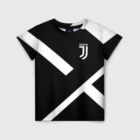 Детская футболка 3D с принтом JUVENTUS / ЮВЕНТУС в городе Новоалтайск, 100% гипоаллергенный полиэфир | прямой крой, круглый вырез горловины, длина до линии бедер, чуть спущенное плечо, ткань немного тянется | black white | cr7 | fc juventus | football | juve | juventus | ronaldo | sport | бык | роналдо | роналду | спорт | футбол | чёрно белый | ювентус
