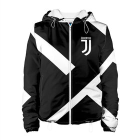 Женская куртка 3D с принтом JUVENTUS / ЮВЕНТУС в городе Новоалтайск, ткань верха — 100% полиэстер, подклад — флис | прямой крой, подол и капюшон оформлены резинкой с фиксаторами, два кармана без застежек по бокам, один большой потайной карман на груди. Карман на груди застегивается на липучку | black white | cr7 | fc juventus | football | juve | juventus | ronaldo | sport | бык | роналдо | роналду | спорт | футбол | чёрно белый | ювентус