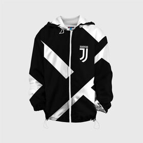 Детская куртка 3D с принтом JUVENTUS / ЮВЕНТУС в городе Новоалтайск, 100% полиэстер | застежка — молния, подол и капюшон оформлены резинкой с фиксаторами, по бокам — два кармана без застежек, один потайной карман на груди, плотность верхнего слоя — 90 г/м2; плотность флисового подклада — 260 г/м2 | black white | cr7 | fc juventus | football | juve | juventus | ronaldo | sport | бык | роналдо | роналду | спорт | футбол | чёрно белый | ювентус