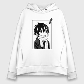Женское худи Oversize хлопок с принтом Miyamura manga в городе Новоалтайск, френч-терри — 70% хлопок, 30% полиэстер. Мягкий теплый начес внутри —100% хлопок | боковые карманы, эластичные манжеты и нижняя кромка, капюшон на магнитной кнопке | anime | horimiya | аниме | анимэ | изуми | кёко | комедия | мия | миямура | миямура кун | повседневность | романтика | рэми | сакура | сёнэн | тору | хори | хори сан | хоримия | школа | юки