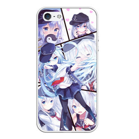 Чехол для iPhone 5/5S матовый с принтом Kantai Collection Hibiki в городе Новоалтайск, Силикон | Область печати: задняя сторона чехла, без боковых панелей | аниме | девочка | пингвин | флотская коллекция | хибики
