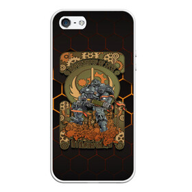 Чехол для iPhone 5/5S матовый с принтом Brotherhood of steel в городе Новоалтайск, Силикон | Область печати: задняя сторона чехла, без боковых панелей | Тематика изображения на принте: 76 | bethesda | fallout | new vegas | бесезда | бетезда | нью вегас | ньюк кола | нюка кола | пост апокалипсис | постапокалипсис | фаллаут