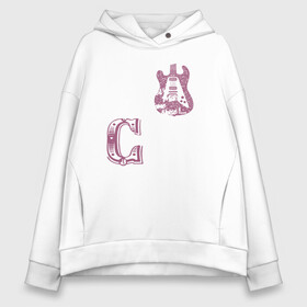 Женское худи Oversize хлопок с принтом ROCK STAR в городе Новоалтайск, френч-терри — 70% хлопок, 30% полиэстер. Мягкий теплый начес внутри —100% хлопок | боковые карманы, эластичные манжеты и нижняя кромка, капюшон на магнитной кнопке | music | rock | rock star | rockn roll | музыка | панк | рок | рокер | рокнролл