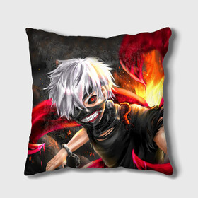 Подушка 3D с принтом Kaneki Ghoul в городе Новоалтайск, наволочка – 100% полиэстер, наполнитель – холлофайбер (легкий наполнитель, не вызывает аллергию). | состоит из подушки и наволочки. Наволочка на молнии, легко снимается для стирки | anime | kaneki ken | manga | tokyo ghoul | аниме | джузо сузуя. | канеки кен | манга | манга гуля | перерождение | токийский гуль | токийском гуле