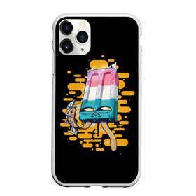 Чехол для iPhone 11 Pro матовый с принтом МОРОЖЕНОЕ в городе Новоалтайск, Силикон |  | art | cold | drawing | eyes | ice | ice cream | lizard | pink | stick | арт | глаза | лед | мороженое | палочка | рисунок | розовый | холод | ящерица