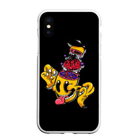Чехол для iPhone XS Max матовый с принтом ВЗРЫВ МОЗГА в городе Новоалтайск, Силикон | Область печати: задняя сторона чехла, без боковых панелей | brain explosion | brains | cartoon | face | ghost | ghostemane | graffiti | hip hop | tongue | trash | взрыв мозга | граффити | лицо | мозги | мультик | призрак | рожа | треш | хип хоп | язык