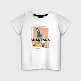 Детская футболка хлопок с принтом Beastars | Выдающиеся звери | Рамка в городе Новоалтайск, 100% хлопок | круглый вырез горловины, полуприлегающий силуэт, длина до линии бедер | 2 | anime | beastars | аниме | второй | выдающиеся | геометрия | джек | джуно | животные | звери | зверята | легоси | луи | манга | рамка | сезон | сериал | хару