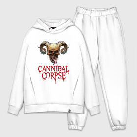 Мужской костюм хлопок OVERSIZE с принтом Cannibal Corpse | Труп Каннибала (Z) в городе Новоалтайск,  |  | cannibal | cannibal corpse | corpse | death metal | deathgrind | demon | devil | алекс уэбстер | брутальный дэт метал | демон | дэт метал | дэтграйнд | пол мазуркевич | роб барретт | труп каннибала | череп