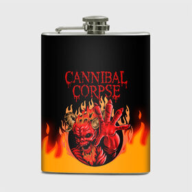 Фляга с принтом Cannibal Corpse | Труп Каннибала (Z) в городе Новоалтайск, металлический корпус | емкость 0,22 л, размер 125 х 94 мм. Виниловая наклейка запечатывается полностью | Тематика изображения на принте: cannibal | cannibal corpse | corpse | death metal | deathgrind | алекс уэбстер | брутальный дэт метал | дэт метал | дэтграйнд | пол мазуркевич | роб барретт | труп каннибала