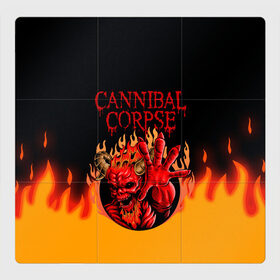Магнитный плакат 3Х3 с принтом Cannibal Corpse | Труп Каннибала (Z) в городе Новоалтайск, Полимерный материал с магнитным слоем | 9 деталей размером 9*9 см | Тематика изображения на принте: cannibal | cannibal corpse | corpse | death metal | deathgrind | алекс уэбстер | брутальный дэт метал | дэт метал | дэтграйнд | пол мазуркевич | роб барретт | труп каннибала