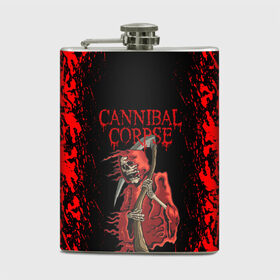 Фляга с принтом Cannibal Corpse | Труп Каннибала (Z) в городе Новоалтайск, металлический корпус | емкость 0,22 л, размер 125 х 94 мм. Виниловая наклейка запечатывается полностью | Тематика изображения на принте: cannibal | cannibal corpse | corpse | death metal | deathgrind | алекс уэбстер | брутальный дэт метал | дэт метал | дэтграйнд | пол мазуркевич | роб барретт | труп каннибала