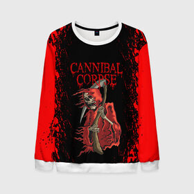 Мужской свитшот 3D с принтом Cannibal Corpse | Труп Каннибала (Z) в городе Новоалтайск, 100% полиэстер с мягким внутренним слоем | круглый вырез горловины, мягкая резинка на манжетах и поясе, свободная посадка по фигуре | cannibal | cannibal corpse | corpse | death metal | deathgrind | алекс уэбстер | брутальный дэт метал | дэт метал | дэтграйнд | пол мазуркевич | роб барретт | труп каннибала