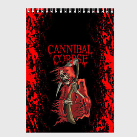 Скетчбук с принтом Cannibal Corpse | Труп Каннибала (Z) в городе Новоалтайск, 100% бумага
 | 48 листов, плотность листов — 100 г/м2, плотность картонной обложки — 250 г/м2. Листы скреплены сверху удобной пружинной спиралью | Тематика изображения на принте: cannibal | cannibal corpse | corpse | death metal | deathgrind | алекс уэбстер | брутальный дэт метал | дэт метал | дэтграйнд | пол мазуркевич | роб барретт | труп каннибала