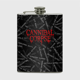 Фляга с принтом Cannibal Corpse | Songs (Z) в городе Новоалтайск, металлический корпус | емкость 0,22 л, размер 125 х 94 мм. Виниловая наклейка запечатывается полностью | Тематика изображения на принте: cannibal | cannibal corpse | corpse | death metal | deathgrind | алекс уэбстер | брутальный дэт метал | дэт метал | дэтграйнд | пол мазуркевич | роб барретт | труп каннибала