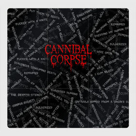 Магнитный плакат 3Х3 с принтом Cannibal Corpse | Songs (Z) в городе Новоалтайск, Полимерный материал с магнитным слоем | 9 деталей размером 9*9 см | Тематика изображения на принте: cannibal | cannibal corpse | corpse | death metal | deathgrind | алекс уэбстер | брутальный дэт метал | дэт метал | дэтграйнд | пол мазуркевич | роб барретт | труп каннибала