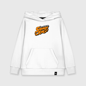 Детская толстовка хлопок с принтом Шаман Кинг Shaman King logo в городе Новоалтайск, 100% хлопок | Круглый горловой вырез, эластичные манжеты, пояс, капюшен | амидомару | кинг | король шаманов | лого | шаман | шаман кинг | шоманов