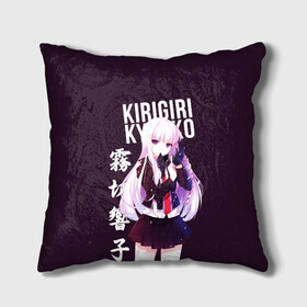 Подушка 3D с принтом Kyoko Kirigiri / Кёко Киригири в городе Новоалтайск, наволочка – 100% полиэстер, наполнитель – холлофайбер (легкий наполнитель, не вызывает аллергию). | состоит из подушки и наволочки. Наволочка на молнии, легко снимается для стирки | anime | danganronpa | kyoko kirigiri | аниме | игра | кёко | кёко киригири