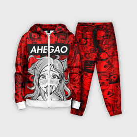 Детский костюм 3D с принтом Ahegao red в городе Новоалтайск,  |  | ahegao | anime | kawaii | manga | nani | notice me. | senpai | waifu | аниме | ахегао | вайфу | каваий | кавай | манга | нани | семпай | сенпай | японские мультфильмы